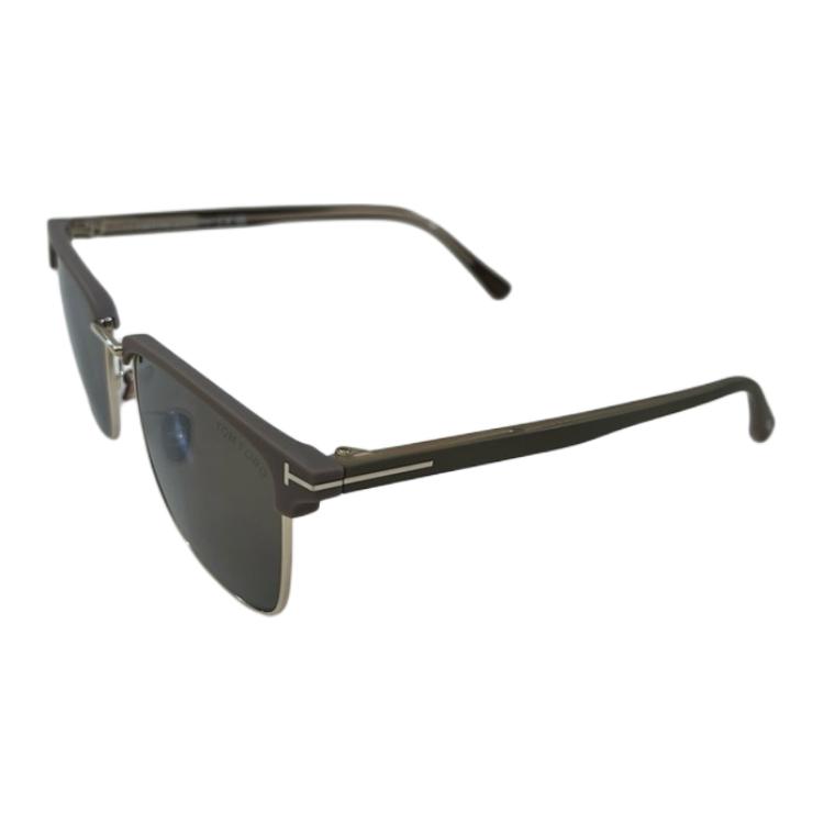 

TF Mirror Leg Mark - Square Sunglasses Unisex sunglasses Brown FT0997-H5552L Basic Packaging-Eyeglass Case+Box,F,Brown