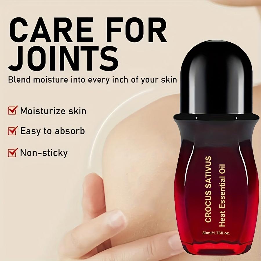 Warm Feeling Horse Body Essential Oil with Crocus Sativus Extract, Muscle Massage Oil -Horse Balm Body Oil for Back, Ankle, Neck, Arm, Shoulder