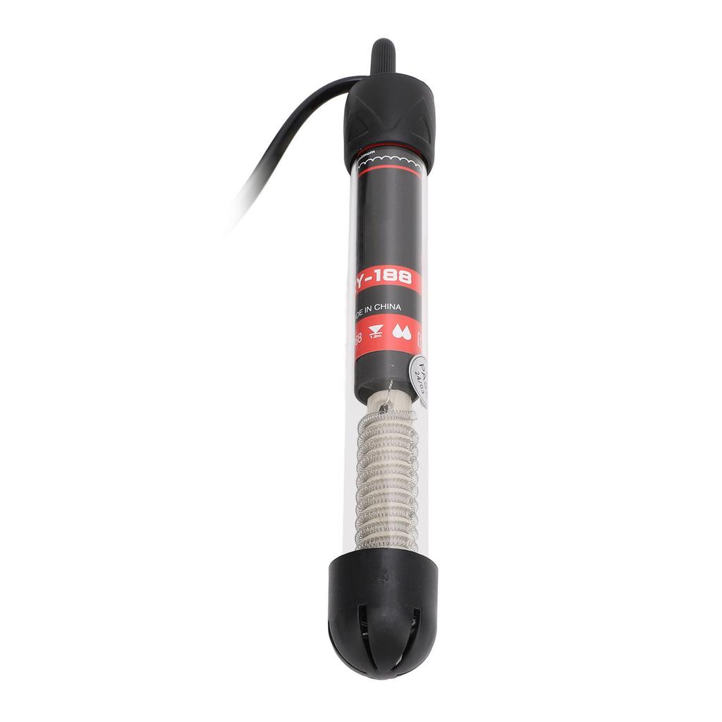 Submersible Aquarium Heater Automatic Constant Temperature Glass Fish Tahk Heater with 2 Suction Cups