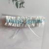 Elegant Lace Trim Wedding Thigh Garter Belt With Faux Pearls Rhinestones Accents And Satins Bows For Bridal Accessories