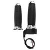 1 Pair Electroplated Throttle Grip Universal Throttle Handle Grips for Electric Bikes
