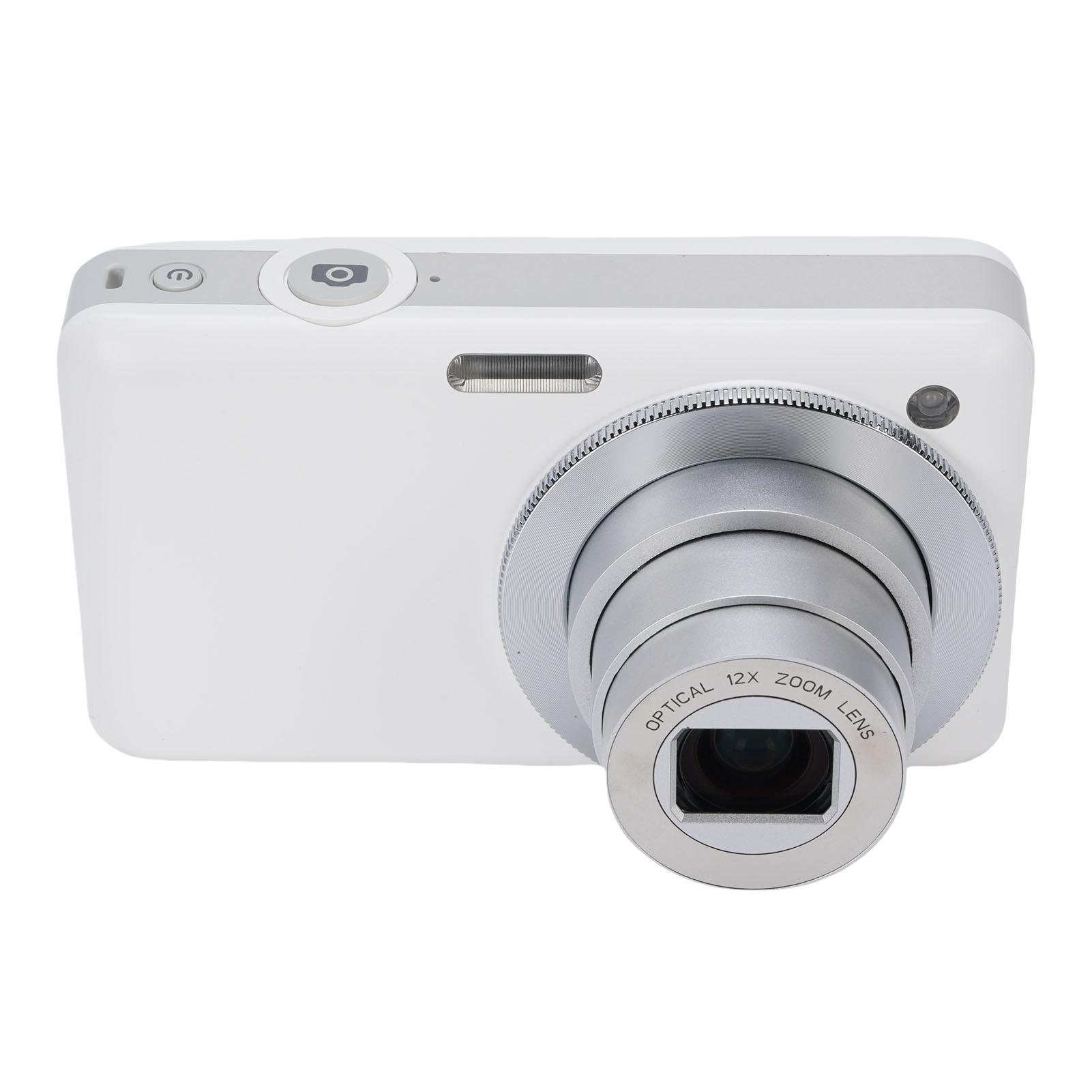 

4K Digital Camera 64MP HD 3 Inch Screen 10X Optical Zoom 2X Digital Zoom Autofocus WiFi Digital білий