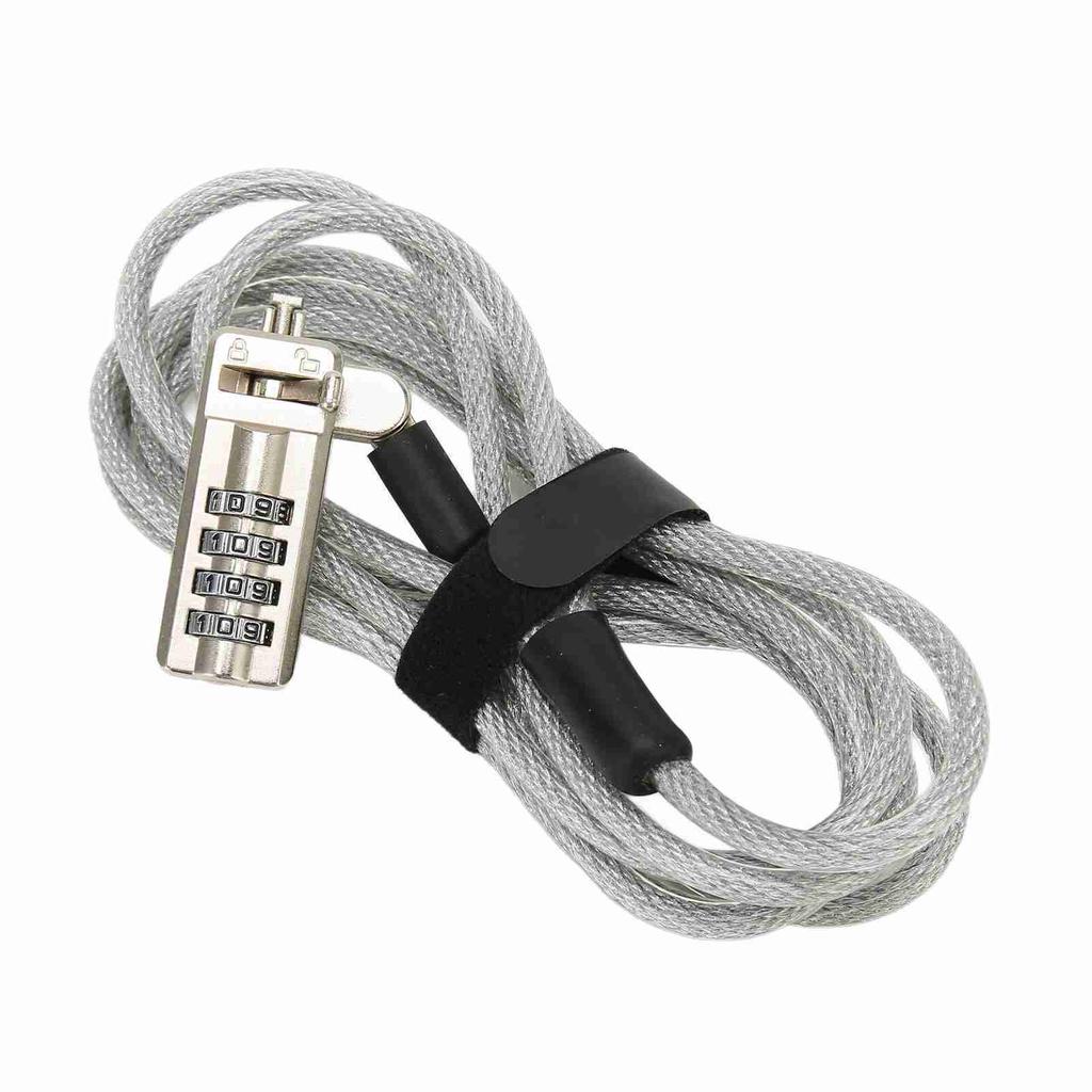 Laptop Cable Lock Theft Deterrent Keyless Lock Laptop Lock Security Cable with 4 Digit Password Protections for