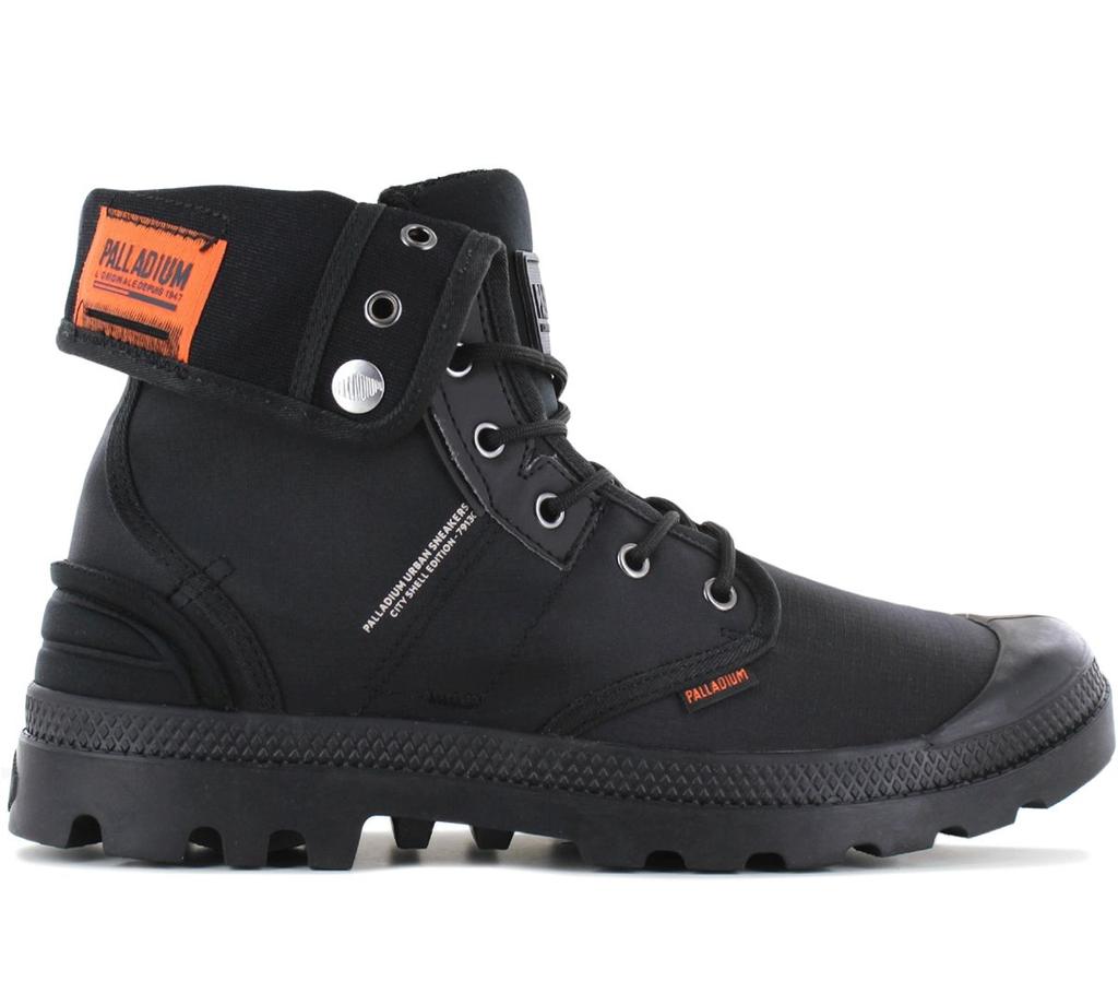 Palladium Baggy City Shell - Men's Boots Shoes Black 79130-008-M ORIGINAL
