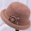 Winter Middle-aged and Elderly Women's Hats, Fleece-lined and Thickened, Warm Mom Beret, Versatile Elderly Grandma Cotton Hat