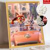 Disney Pearl Art DIY Kit Nick Judy Pearl Gemstone Painting Home Wall Decor Craft