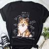 Sheltie Shirt, , , Funny Dog Lover Gift, Cute Sable Shetland Sheepdog T-shirt, Pet Tee Sheltie Mom Dog Dad Top Mahogany Sable Collie