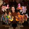 New Year Luminous Lantern Ancient Chinese Style DIY Phoenix Lantern Party Supplies