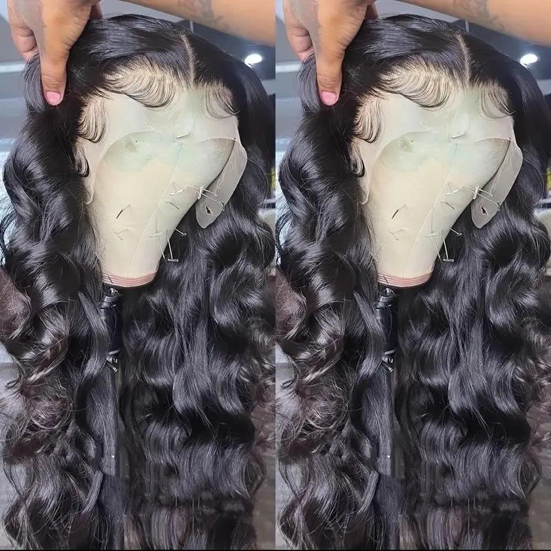 Fashion front lace wig hot selling big wavy long curly hair full head cover