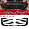 Car Front Bumper Wind Knife Fog Frame Lamp Trim Blade Strip Light Eyebrow Cover For VW Volkswagen Golf 7 MK7 GTI GTD 2012-2017