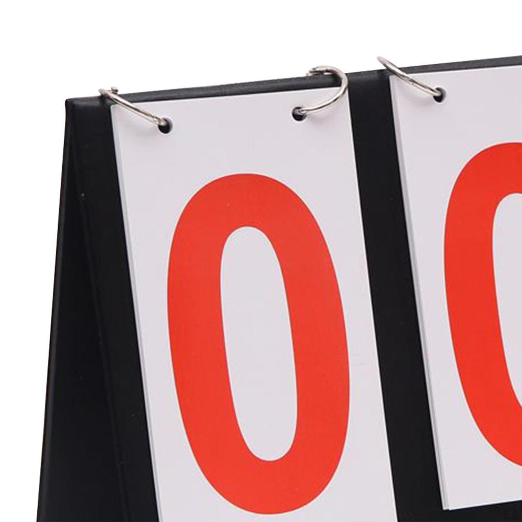 Table Top Scoreboard 0-99 Professional Scorekeeper Score Board for Basketball, Volleyball, Pingpong