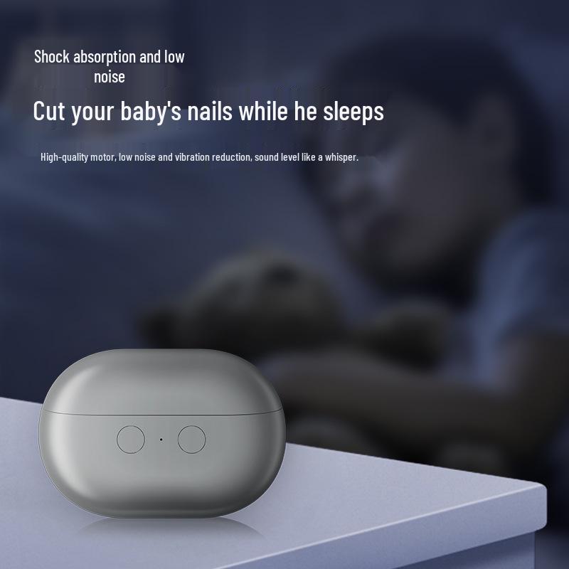 Compact 3-in-1 Electric Nail Care Set for Seniors & Kids: Clipper, Grinder, Polisher, Anti-Pinch Design, Portable.