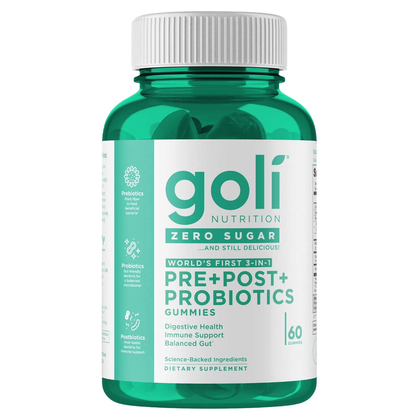 

Goli Nutrition, Before + After + Probiotic Gummies, 60 Gummies