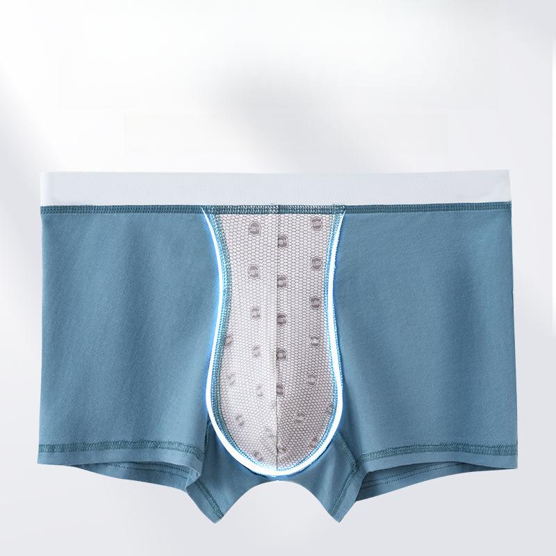 3pcs Men's Underwear Men's Antibacterial Plus Size Flat Corner Pants Men's Four Corner Pants and Shorts Boxer Brief