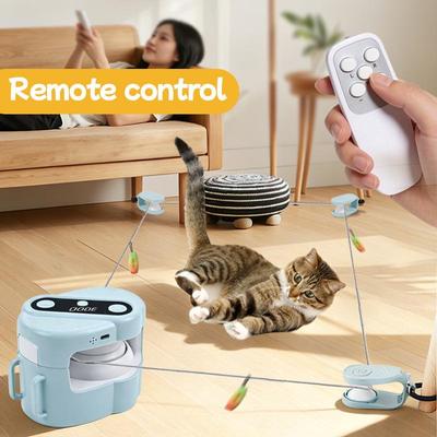 Automatic Interactive Cat Toy for Indoor Chasing, Exercise & Stimulation