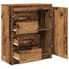 Sideboard with Drawers Vintage Wood Look 71 x 35 x 84 cm Engineered Wood