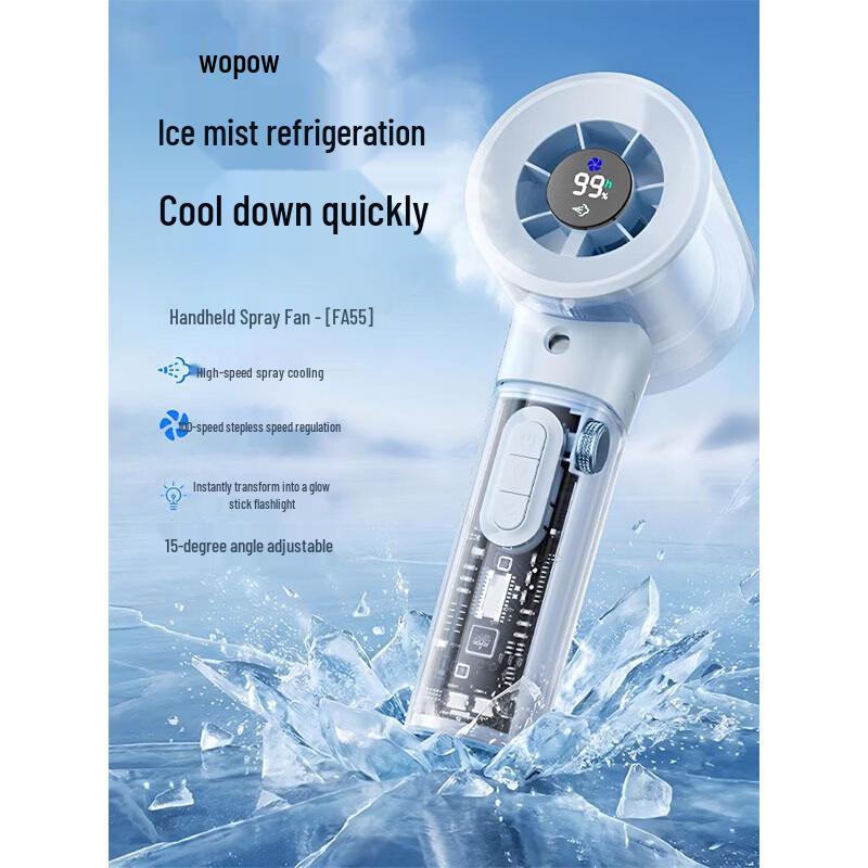 WOPOW FA55 Handheld Spray Mist Fan