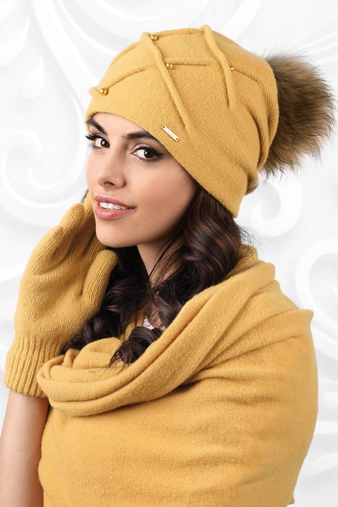Gloves*01 Women' Winter Mustard Color