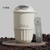 Ceramic Liner Thermos Bottle Ice Americano Coffee Cup Double Wall Stainless Steel Vacuum Insulated Thermal Mug Tumbler Water Cup