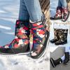 Men Snow Boots Platform Winter Boots Thick Plush Waterproof Non-Slip Boots Fashion Women Winter Shoes Warm Fur Botas Mujer