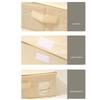 Portable Foldable Storage Organizers Convenient Accessory for Bed Sheets and Blankets in Sturdy Nonwovens Fabric