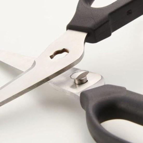 Muji Disassemblable Washable Kitchen Scissors Silver Length 20cm