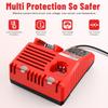 Multil Volatage Rapid Battery Charger - Replacement for Milwaukee 12v 18v Power Tool Lithium Battery 48-11-2412 48-11-2401 48-11-2440 48-11-1862