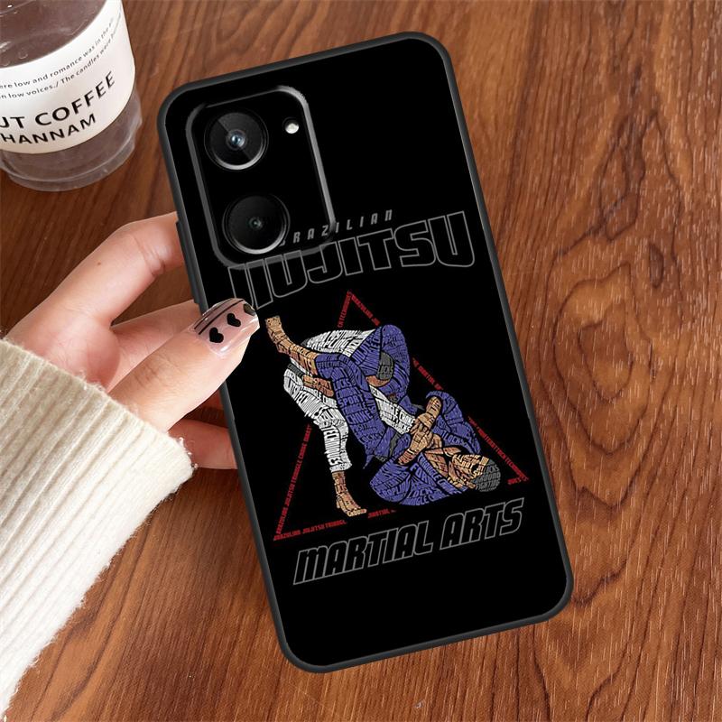 Judo jiu jitsu BJJ Brazilian Case For Realme 10 Pro Plus 8 9 8i 9i GT Neo 5 2T 3T C11 C15 C30 C31 C35 C25s C21Y Cover