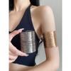 INS Cool Style Fashion Exaggerated Punk Opening Armband Wide-Brimmed Line Winding Bracelet Female Elegant All-Match Bracelet