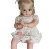 60cm Female Rebirth Doll Cloth Body Cute Girl Soft Vinyl Simulation Doll Children's Toy Gift