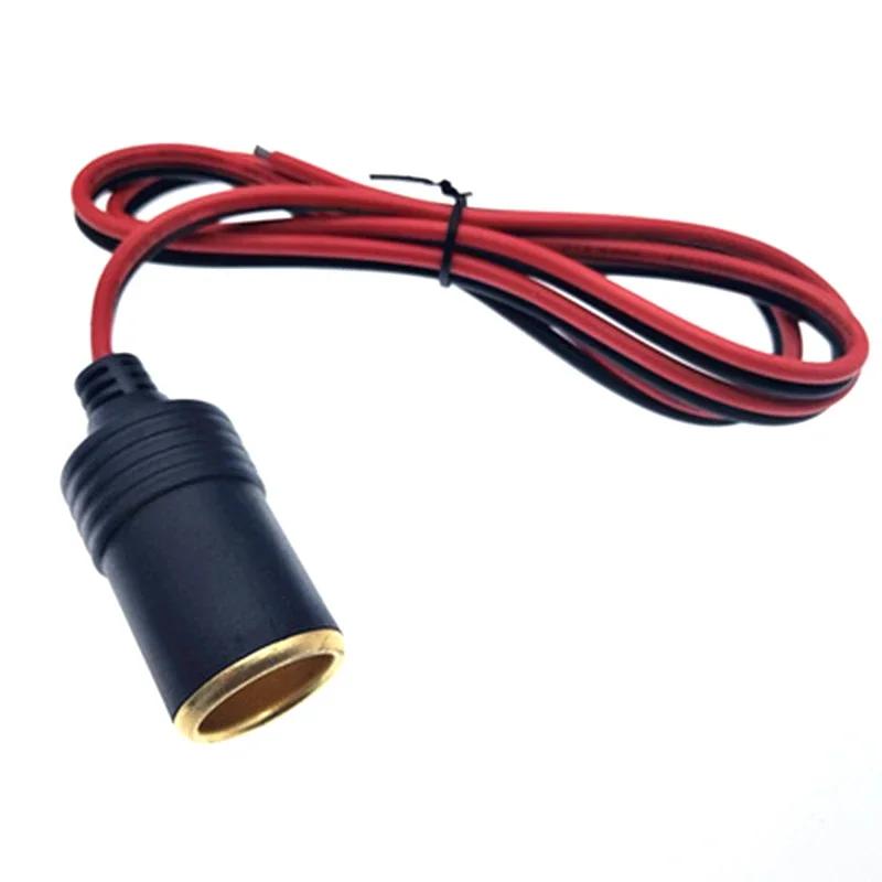 Car Cigarette Lighter Base Wire 2.5 Square Cable 13AWG 15AWG 17awg 12V24V Car Charging Socket 25A300W High-Power Female Head
