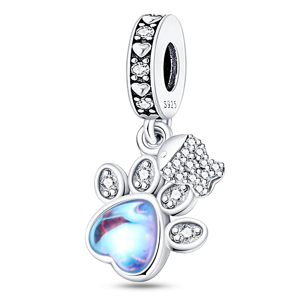 New Cartoon Space Ocean Series Charms Fit Original Bracelet Bead Charm Necklace Women Copper Jewelry