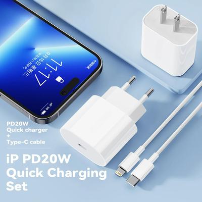 Per Apple USB C 20W Caricabatterie Rapido per iPhone 14 13 12 11 Pro XR XS Max 7 8 Plus Caricabatterie iPad Air PD Cavo Lightning a Ricarica Rapida