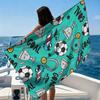 1st Football Medal Beach Towel Quick-drying Super Absorbent Suitable for Swimming Beach Pool Gym Summer Gift for Friend Family