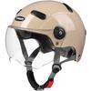3C Certified ABS Motorcycle Half Helmet Electric Scooter Riders Unisex All Season With Removable Visor