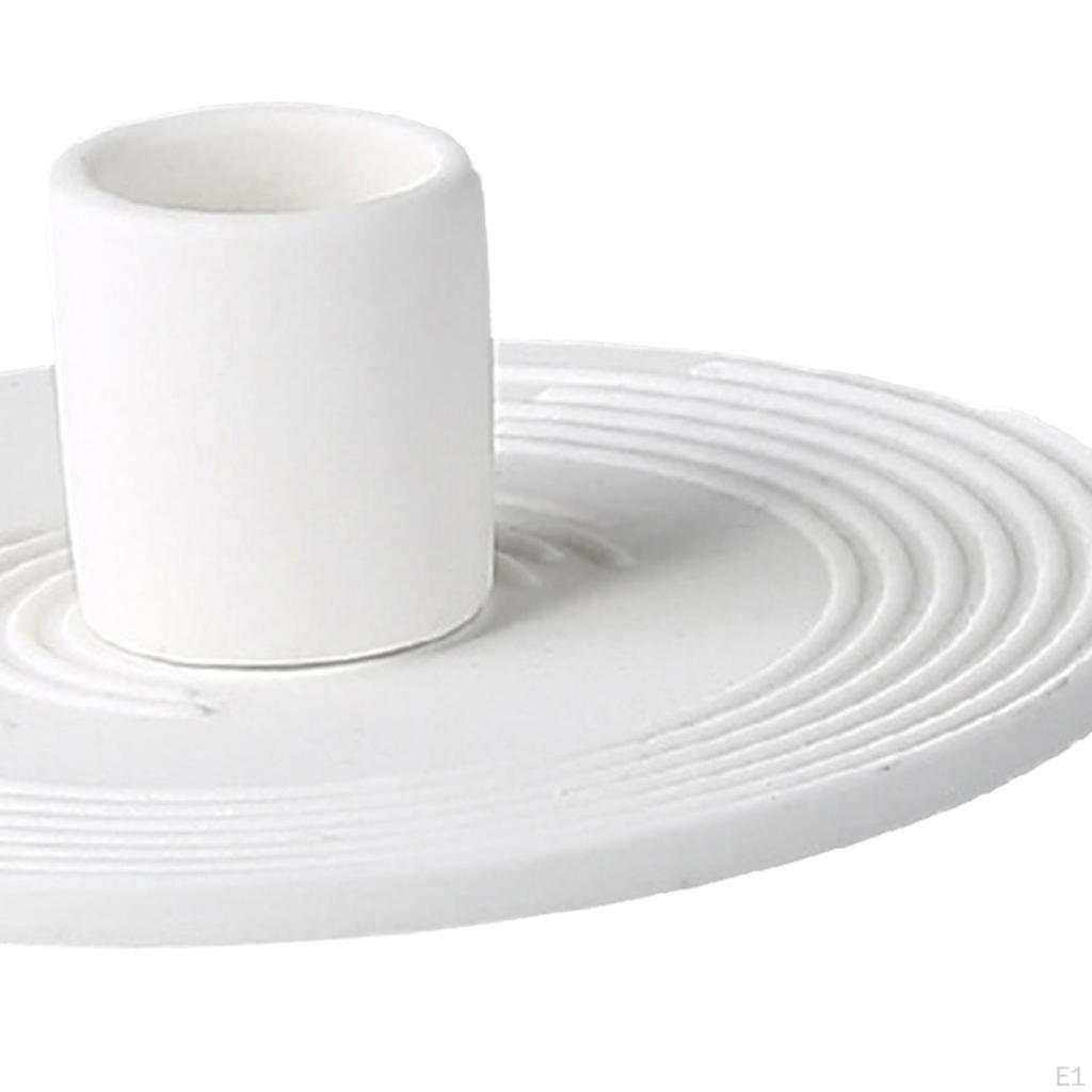Candle Holder Ceramics Taper Candles Candleholder Support Stand for Table Wedding Dining Room