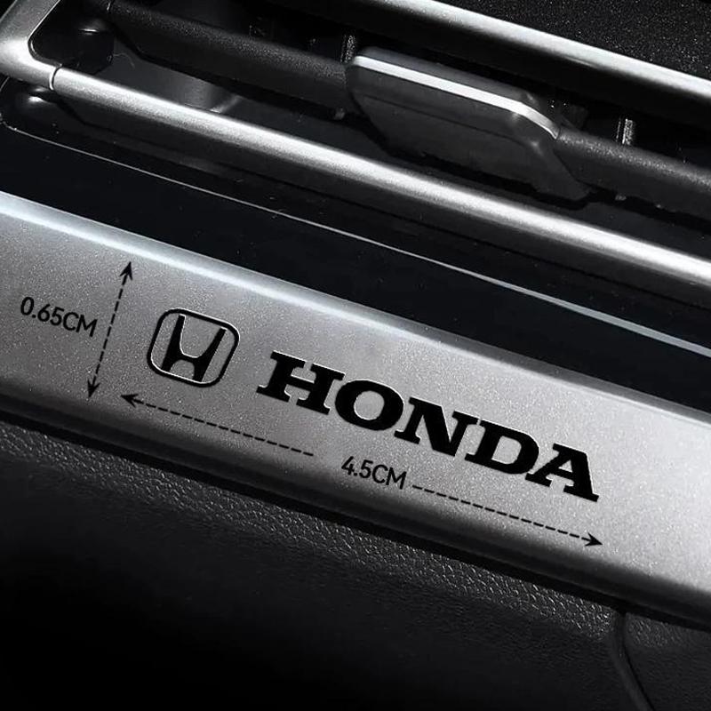 3D Metal Emblem Sticker Car Interior Decoration Styling Decals For Honda Civic FIT Accord Prelude CRV Jazz Acura ahm256