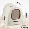 CURVER Cat Litter Box with Filter Toilet + Scoop