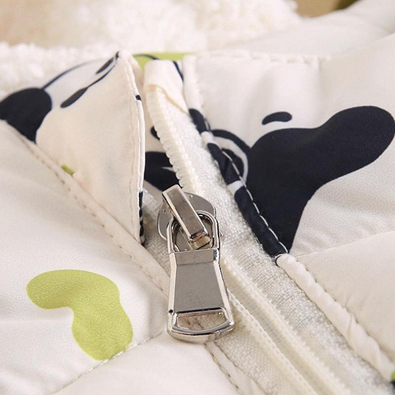 Infant Baby Winter Rompers Hooded Bodysuit