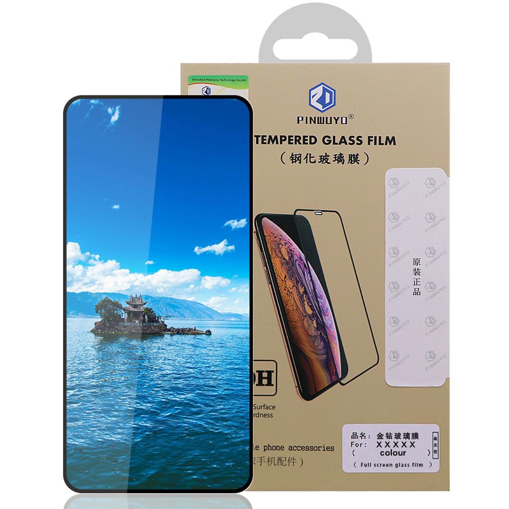 PINWUYO 3D Curved Full Glue Full Size Anti-explosion Anti-fingerprint Tempered Glass Screen Protector for Google Pixel 5