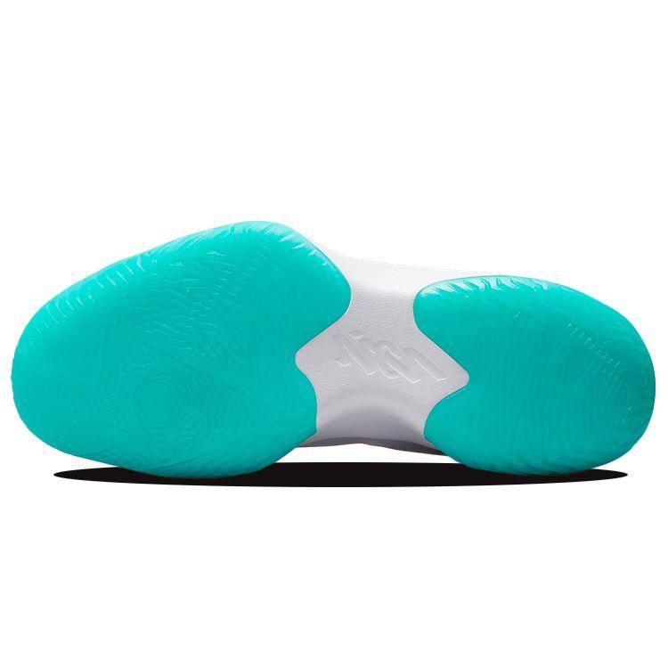 Air Jordan Zion 1 White Dynamic Turquoise Men Sneakers Laser-Orange Black DA3130-101