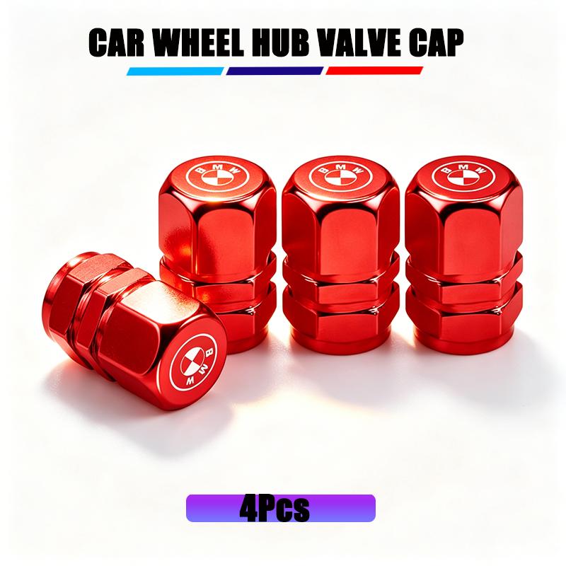 4Pcs Car Tire Valve Cover Aluminum Alloy Car Wheel Tire Valve Caps For BMW G80 G07 G42 G14 G15 G16 F82 X5 X3 M2 M3 M4 M5 M6 M7 HNZCY1