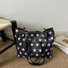 Korean ins Lazy Wind Star Bag Large Capacity Shoulder Tote Bag Female Student Versatile Casual Handbag