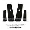 Center Pillar Protective Sticker for Tesla Cybertruck 2024 B-pillar C-pillar Mirror Surface Patch Accessories for Cyber Pickup