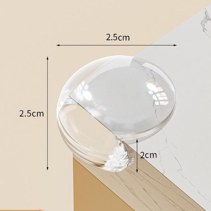 Anti-collision Corner Protector Soft Silicone Protective Cover Right Angle Table Table Corner Transparent Anti-collision Sticker