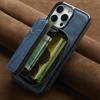 2 In 1 Detachable Magnetic Zipper Card Solt Wallet Leather Case For iPhone 17 Pro Max 16  Plus 15 14 13 12 11 Purse Bag Cover