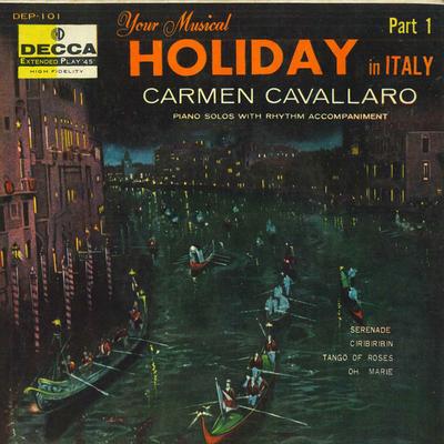 7inch Record CARMEN CAVALLARO - Itaris Musical Holiday 1 DEP101 DECCA Japan Classical Used