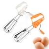 Egg Beater Portable Hand Crank Stainless Steel Rotary Hand Whisk Manual Egg Mixer Kitchen Cooking Gadgets Cuisine Cozinha Cocina