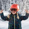 ALPINA PINEY Ski and Snowboard Bright Lens Helmet Compatible Children's Goggles, Anti-Fog, Color,