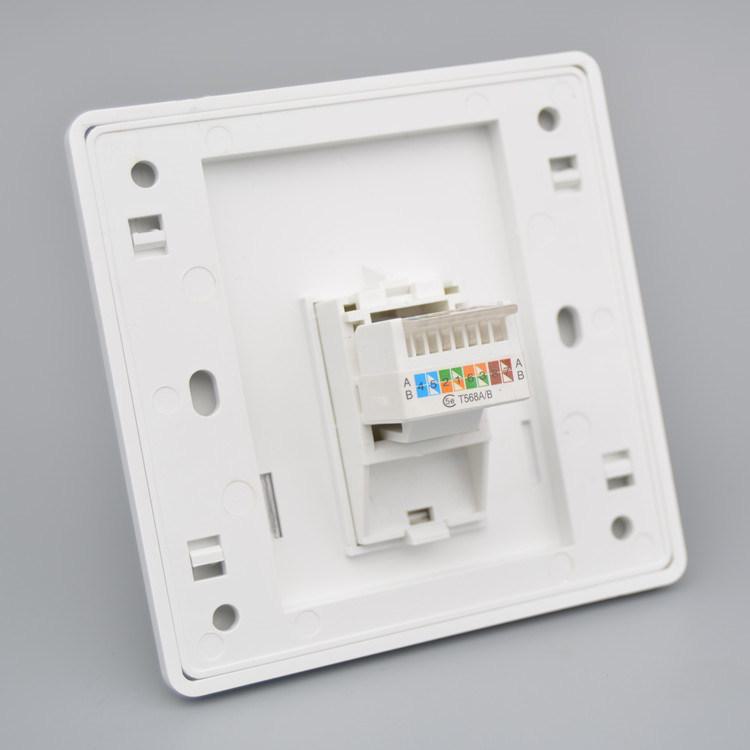 

«Панель мережевих розеток типу 86 з одним портом — комп’ютерний модуль категорії 5» Type 86, 1 interface